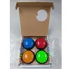 Intelligence toys plastic educational toy for family game competition quiz buzzers lights and sounds 4pcs button buzzer 230714
