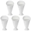 Set di stoviglie 3pcs French Fry Cone Immersione Cup Snack Stand con salsa Dip Patatine fritte Finger Insalatiere per la conservazione della cucina