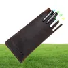 Luxury Genuine Leather Pen Holder Vintage Fountain Ballpoint Pen Bag Portable Double Case Cute Pencil Pouch Office Bag Gift2723853