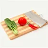 Chopping Blocks Kitchen Rec Bamboo Chop Board Wooden Vegetable Fruits Outdoor Cam Food Cutting Boards Meats Kitchens Tools Drop Deli Dh82A