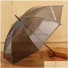 Parapluies Transparent Clair Pvc Parapluie Danse Performance Longue Poignée Rainbow Beach Mariage Colorf Pour Hommes Femmes Kid Dbc Drop Deliv Dhxdn