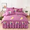 Bedding Sets 4pcs Bed Linen 2 Bedrooms Comforter With Pillows Case Bedspreads For Double Quilt Bedsheet Home King Size Seater