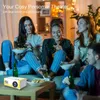 Mini Portable Projector,Home Theater/Outdoor Video Projector.Compatible With Smartphone/Laptop/HDMI/USB/SD Card, Etc.