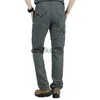 Pantalons pour hommes Pantalons décontractés à séchage rapide Hommes Été Armée Militaire Pantalons minces Hommes Tactique Cargo Pantalon Homme léger Gris Marine Bleu Vert J230714