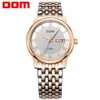 DOM Hommes Montre De Mode De Luxe Montre-Bracelet Étanche Automatique Mécanique Montre Or Affaires Casual Auto Date Montre M-54G-7M252N