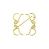 Women Geometric high quality Brooches Designer Dress Jewelry Gold Silver anagram Brooch Pin Hollow Out Broche Mens Breastpins Suit Luxury Pins