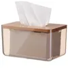 Tissue Boxes Napkins INS Paper towel box dining table paper reel household coffee table paper box desktop storage box tissue box R230714