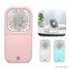 Elektriska fläktar ihoven Portable Mini Fan USB Laddningsbar med Power Bank Handheld Fan Desk justerbar Fan Air Cooler Home Office Outdoor Travel