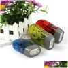 기타 홈 정원 3LED 핸드 프레스 플래시 플라이트 탑 캠프 라이트 플라스틱 다이너 모 에너지 절약 야외 크랭크 횃불 드롭 DHXRF