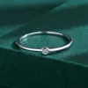 2022 nuevos anillos de pareja simples para mujeres Real S925 plata esterlina CZ dedo regalo del Día de San Valentín boda fiesta regalo joyería L230704