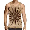 Camisetas sin mangas para hombre 2023 moda divertida impresa 3D chaleco hombres verano Casual Harajuku Streetwear Cool cómodo gimnasio ropa