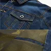 Men's Jackets Spring Denim Jeans Coats Autumn Casual Turn-Down Cowboy Hip Hop Ripped Windbreaker Bomber Jacket Plus Size 6XL