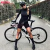 Ensembles de maillots de cyclisme PLUS DE CYCLISME DE VIE Macaquinho Ciclismo Feminino Combinaison noire pour femme Combinaison d'été Équipe d'équitation Uniforme de vélo de route 230801