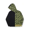 Designer sweat à capuche pour homme sweat à capuche pour homme Sweat à capuche zippé pour femme Noir Camouflage Veste à manches longues Tech Fleece Cardigan Sweat à capuche Sweats