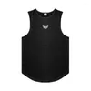 Men's Tank Tops Summer Bodybuilding Sleeveless Tshirt Beach Surf Printing TankTop Gym Fitness Stringer Singlet Comfortable Muscle Fit Vest