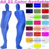 Saco de dormir unissex completo collants traje 23 cores Lycra Spandex Trajes de múmia com mangas de braço internas Sacos de corpo sexy Sacos de dormir 252L