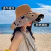 Breda randhattar Big Dot Sunscreen Hat Girl Ultraviolet-Proof Large Sun Bucket