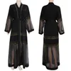 MD 블랙 아바야 두바이 터키 이슬람 히잡 드레스 2020 Caftan Marocain 아라비 이슬람 의류 Kimono Femme Musulmane Djellaba S90172481