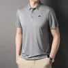 high quality Mens Polos Summer J Lindeberg Brand Plain Turn Down Collar Golf Polo Shirt Short Sleeve Casual Tops Fashions Clothes Men