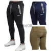 Mäns byxor Autumn Winter Pants Men Sweatpant Jogger Casual Sweat Pants Zipper Packets 3XL J230714