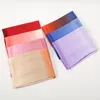 Schals 2023 Mode Frauen Satin Schal Foulard Femme Weiche Dünne Solide Gradienten Strand Sonnencreme Muslim Hijab Schals 180/90 cm