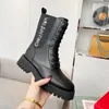 Designer Boots Paris Luxury Brand Boot Echte lederen enkel laarsjes vrouw korte laars sneakers trainers slipper sandalen Tegen 1978 W344 04