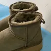 Mulheres inverno ultra 5854 4cm designer botas de plataforma australiana para homens couro real quente tornozelo pele botas sapato 34-43