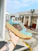 Tasarımcı Günlük Ayakkabı Screen Sabah Sabitler Tahta Erkek Kadın Sneaker Klasik Mavi Pembe Kristal Top Gerçek Deri Ayakkabı 35-45