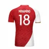 23 24 Golovin som Monaco Soccer Jerseys 2023 2024 Boadu Ben Yedder Minamino Football Shirt Volland Embolo Disasi Fofana Home Kids Full Kits 16-XXL