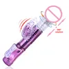 Vibratorer Rotation 6 Speed ​​Rabbit Realistic Dildo Clitoris Stimulator Erotic Sex Toys G Spot Adult For Women 230714