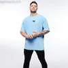 T-shirt da uomo T-shirt sportiva oversize con stampa allentata T-shirt Quick Dry Streetwear T-shirt Fitness O-Collo Manica corta Uomo Palestra Bodybuilding Tees L230713