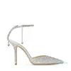 Sandals Summer Highheeled Chain Pendant Pointy Fashion Catwalk Shoes Wedding Banquet Stiletto