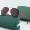 Óculos de sol piloto clássicos homens mulheres design de sol óculos de sol vintage Óculos de metal uv400 yewear gafas