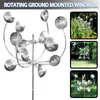 Decorações de jardim Moinho de vento de metal 3D Kinetic Wind Spinner Escultura Moinho de vento Quintal Gramado Pátio decoração de jardim ao ar livre L230714