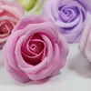 Novo design 50 pçs caixa 5 cm sabonete rosa cabeça de flor casamento presente de dia dos namorados presente de ano novo diy flores artificiais decoração de casa3488