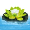 Dekoracje ogrodowe Lotus pływające światła basenowe Bateria LED Lampa LED do wodoodpornego nocnego stawu i