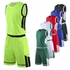 Andere sportartikelen Mannen Custom DIY Basketball Jerseys Set Sneldrogende kleding Uniformen Team College Throwback Training Sport Vest Shorts 230713