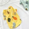 Vêtements pour chiens Robe HOKERBAT Couple d'ananas Vêtements pour animaux de compagnie Petit chat Teddy T-shirt fin Vêtements de printemps / été