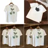 Camisetas Masculinas Animal Print Masculinas e Femininas de Manga Curta T-shirt de Verão Moda Simples Preto Branco Top T Casual Ao Ar Livre Solto Cl Dhref