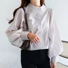 Women's Blouses Bubble Sleeve Shirts And Elegant Youth Woman Tops Japan South Korea Clothing