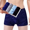 Underpants 4pcs/lot sexy 남자 팬티 큰 크기 cuecas boxers slip 속옷 남자 선물 남성 homme 반바지 매끄러운 패션