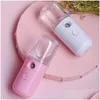 Andere Feestelijke Feestartikelen Nano Facial Sprayer Zomer Gunsten 30Ml Visuele Watertank Draagbare Gezichtsstoomboot Mini Usb Mister Voor La Dh3Xd