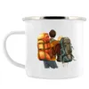 Tazze Regalo di San Valentino personalizzato Tazze Ti amo in montagna e ritorno Tazza da escursionismo Tazza da campeggio Trekking in montagna Regalo per lui Lei R230713