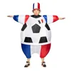 Other Festive Party Supplies Football Club Accessory Inflatable Costume For Footballs Fan Blow Up Soccer Halloween Christmas Suppl Dhxqy