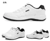 Chaussures de sport en cuir pour hommes baskets décontractées légères bleu marine noir blanc baskets de course grande taille 39-48