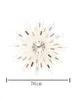 Wall Clocks Silent Quartz Watchs Mechanism Luxury Metal Gold Design Large Precise Horloge Murale Home Decoration Zegar