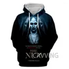 Men's Hoodies Fashion Movie The NUN 3D Printed Clothes Streetwear Men Sweatshirt Hoody Hooded Pullover Tops H02