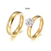 cz diamant pierre dames mariée fiançailles anneaux de mariage ensembles pour femmes filles femme ouest africaine 18k plaqué or bijoux L230704