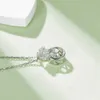 Collane con ciondolo Nuove donne creative di design Collana di gioielli in argento sterling 925 Moissanite all'ingrosso