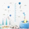 Wall Stickers Balloon Rabbit Height Measurement Scale Wall Decal Children's Room Bedroom Growth Chart Wall Decal Kindergarten Decal 230714